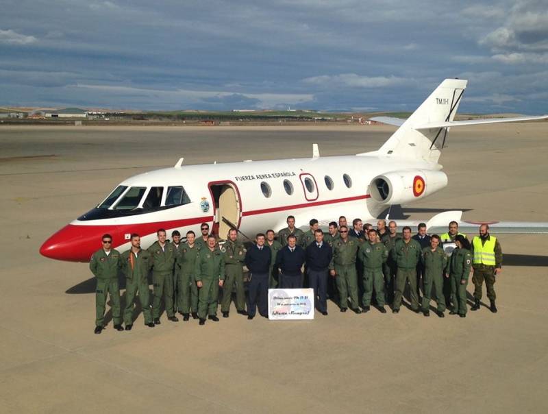 �ltimo�vuelo del Falcon 20E en el  47 Grupo Mixto de Fuerzas A�reas del Ej�rcito del Aire