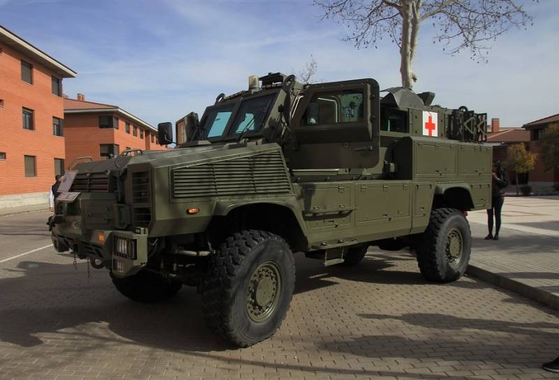El RG-31 Mk.5E “Nyala” en su versión de ambulancia. El RG-31 Mk.5E “Nyala” en su versión de ambulancia.