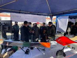 Expociencia Bolivia. Veh�culos a�reos no tripulados. Foto: ejercito de Bolivia.