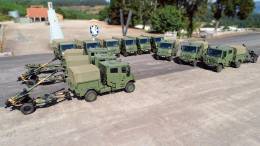 El GACA VII dispone ya de una docena de veh�culos 4x4 SK95 en una de sus bater�as equipadas con piezas Light Gun. (Ej�rcito de Tierra)