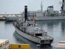 Fragata FF-07 �Lynch� Recalando al puerto de Valparaiso luego de participar en Rimpac 2022 (foto Richard Brito)