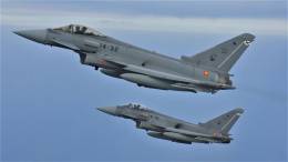 Eurofighter espa�oles del Ala 14