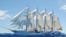 Buque Escuela Juan Sebasti�n de Elcano. Foto: Armada Espa�ola