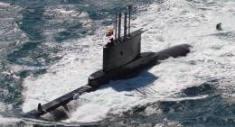 El submarino ARC Tayrona de la Armada de Colombia particip� en DESI 2022 junto a la Marina de los Estados Unidos, en aguas del oc�ano Atl�ntico. (Foto: Armada de Colombia)