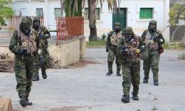 Unidades del Ejrcito de Tierra durante un ejercicio de deteccin NBQ (Ejrcito de Tierra)