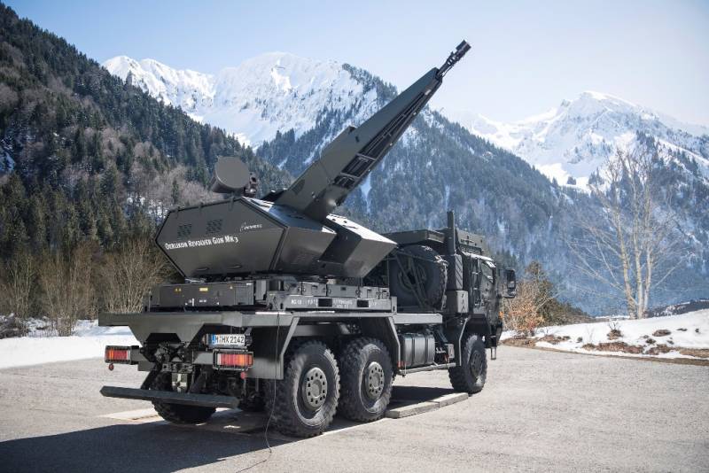 Sistema de defensa a�rea Skynex de Rheinmetall. (Rheinmetall)