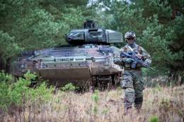 Rheinmetall va a suministrar avanzados productos para el combatiente alem�n del futuro.  (Rheinmetall)