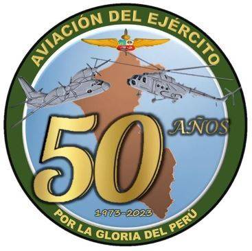 Emblema del 50� Aniversario de la Aviacion del Ejercito.