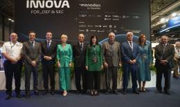 Inauguraci�n espacio Innova for Def & Sec en FEINDEF 23