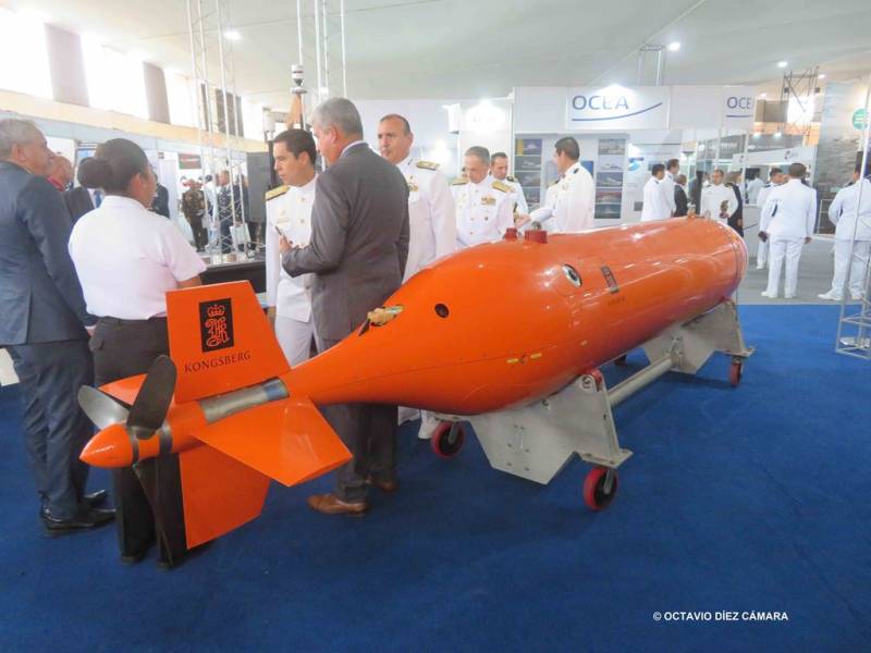Kongsberg ha proporcionado a Perú su vehículo submarino Hugin 3000 que incluye numerosos sensores. (Octavio Díez Cámara) Kongsberg ha proporcionado a Perú su vehículo submarino Hugin 3000 que incluye numerosos sensores. (Octavio Díez Cámara)