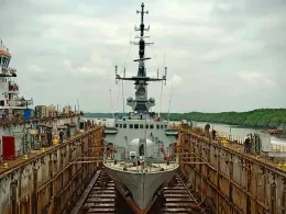 Corbeta Misilera de la Clase Esmeralda CM 13 �Los R�os� de la  Armada Ecuatoriana.