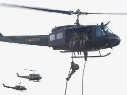 La velocidad en las incursiones es esencial. Foto: MINDEF Argentina