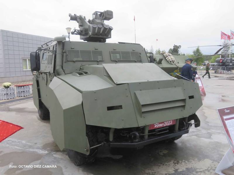 La parte frontal ha recibido diferentes elementos de chapas met�licas que ampl�an la resistencia de este 4x4 frente a distintos tipos de impactos. (Octavio D�ez C�mara)