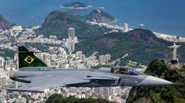 Gripen NG de la Fuerza A�rea de Brasil.