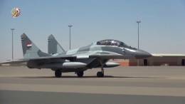 Cazas MiG-29M de la Fuerza A�rea Egipcia en el ejercicio conjunto Niles Eagles -1 con Sud�n - (Foto Ministerio de Defensa egipcio)