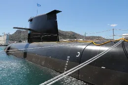 El S-81 Isaac Peral en Cartagena. Foto: Ministerio de Defensa