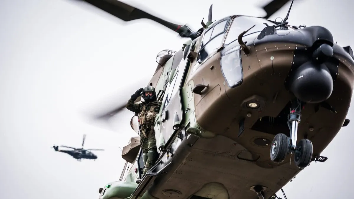 Helic�pteros NH90 de las Fuerzas Aerom�viles del Ej�rcito de Tierra. Foto: Ej�rcito de Tierra