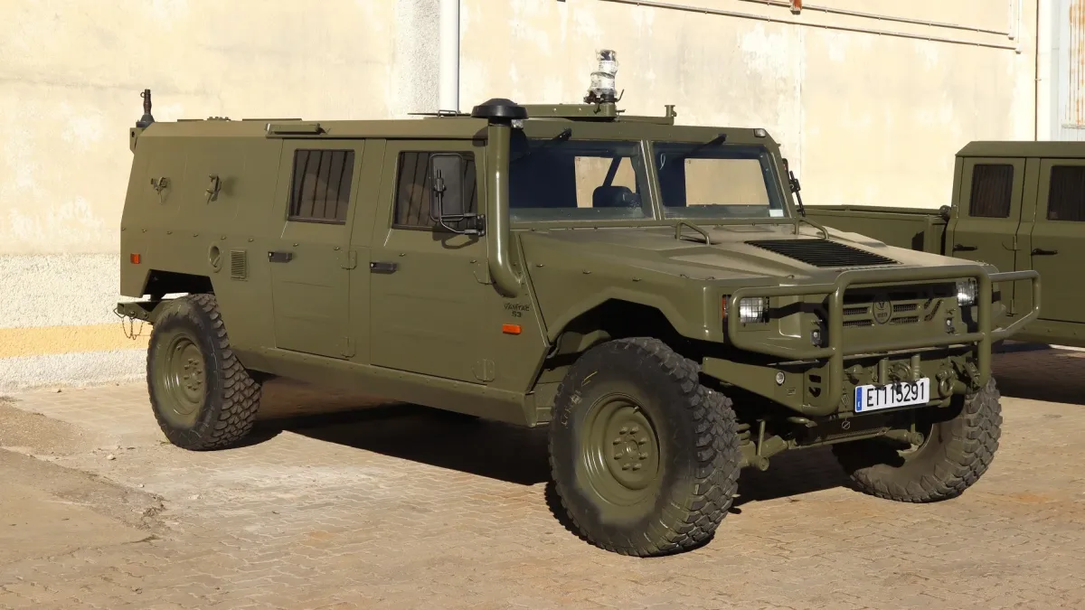 El VAMTAC S3 transformado por el PCMVR nº 1. Foto: Julio Maíz Gutiérrez El VAMTAC S3 transformado por el PCMVR nº 1. Foto: Julio Maíz Gutiérrez