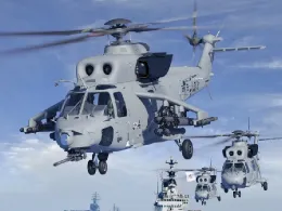 El helic�ptero de ataque naval KMAH con misiles Mistral. Foto: KAI