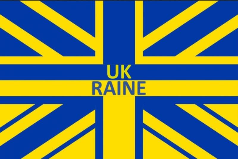 Aleg�rica bandera de UK-raine.