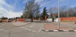 El acceso al cuartel Primo de Rivera en Alcal de Henares (captura Google Maps)