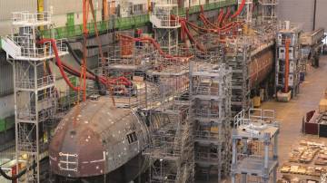 Construcci�n de un SSN �Barracuda�.