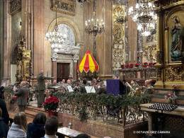 La Banda de M�sica de la Inspecci�n General del Ej�rcito realiz� el Concierto de Navidad que ya es un cl�sico entre los barceloneses. (Octavio D�ez C�mara)
