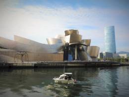 La lancha Sondaleza en Bilbao (Armada)