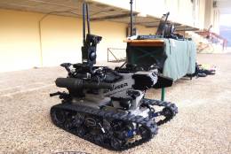 UGV �Avenger� de la SEDEX del Tercio de Armada de la Infanter�a de Marina espa�ola. (Foto Julio Ma�z)