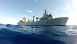 El BAC �Cantabria� ( foto Armada)