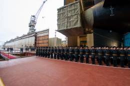 La botadura del Knyaz  Pozharskiy ocult� el elemento impulsor. (MD Rusia)