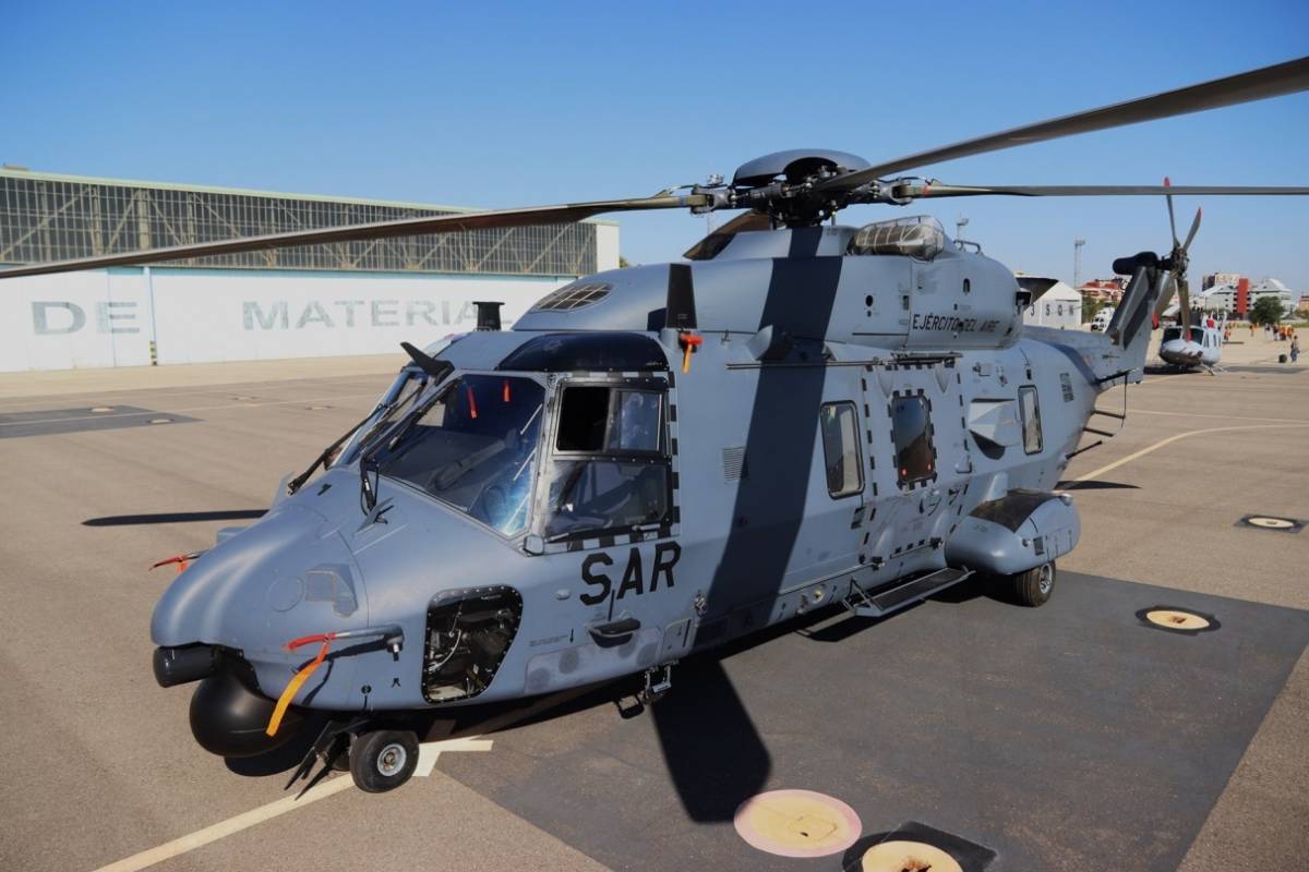 El Ej�rcito del Aire y del Espacio recibir� 6 nuevos NH90 v�a al segundo pedido realizado a Airbus Helicopters. (foto Ej�rcito del Aire y del Espacio) 