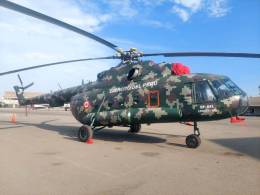 Mi-8MTV-1 (Mi-17-1B) Hip H, matr�cula EP-643, de la Aviaci�n del Ej�rcito del Per�.