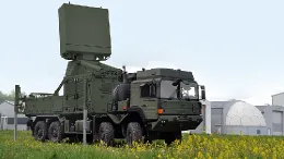 El radar TRML-4D en un cami�n.