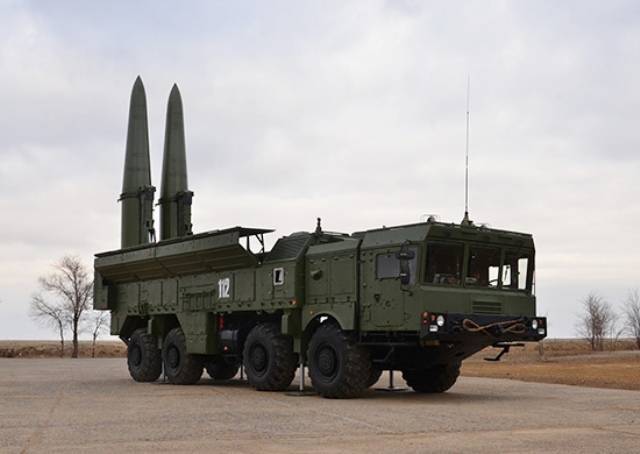 Lanzador m�vil de misiles bal�sticos Iskander (Ministerio de Defensa de Rusia)
