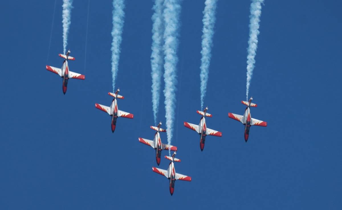 La patrulla Águila cumple esta año su 40 aniversario. (foto: Julio Maíz) La patrulla Águila cumple esta año su 40 aniversario. (foto: Julio Maíz)