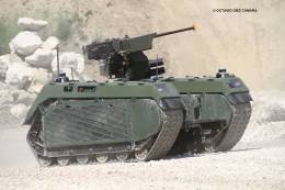 Varios centenares de veh�culos THeMIS podr�an llegar al Ej�rcito de Tierra los pr�ximos a�os. (Octavio D�ez C�mara)