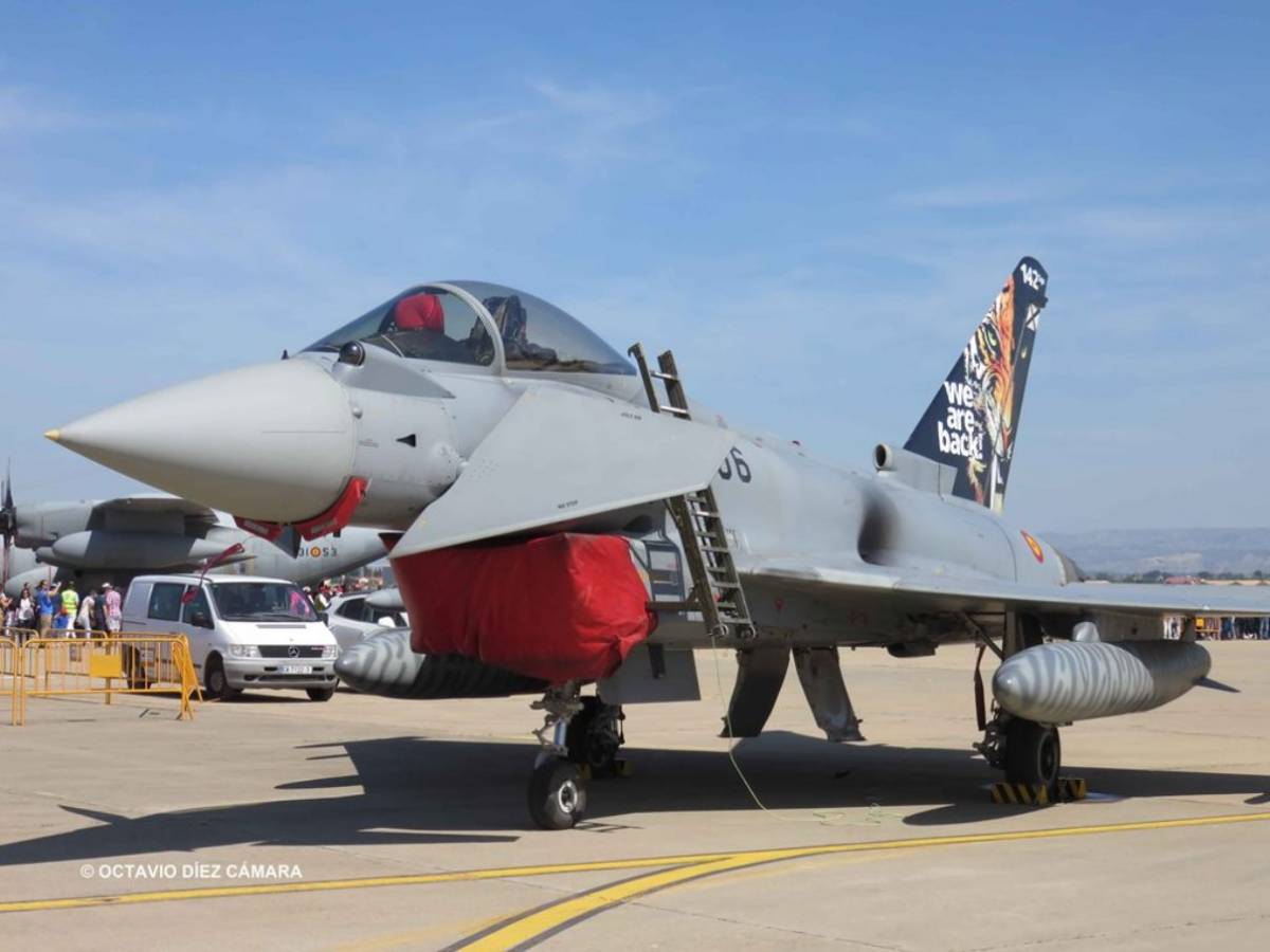 Alguno de los EF-2000 actualmente destinados en el Ala 11 o en el Ala 14 podría ser enviado pronto a Canarias para reemplazar a los F-18A que se dan de baja. (Octavio Díez Cámara) Alguno de los EF-2000 actualmente destinados en el Ala 11 o en el Ala 14 podría ser enviado pronto a Canarias para reemplazar a los F-18A que se dan de baja. (Octavio Díez Cámara)