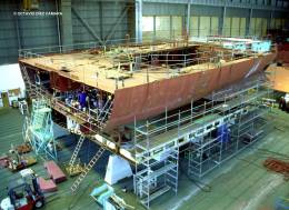 La capacidad industrial de Navantia lleva forj�ndose muchas d�cadas y es un activo b�sico para que la Armada pueda ser en el futuro lo que Espa�a necesita. (Octavio D�ez C�mara)