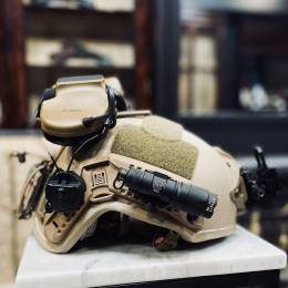 Un casco de combate de nuevo modelo. (foto: ITP)