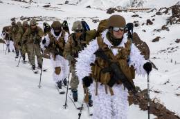 Tropas de monta�a del Ej�rcito de Chile y del US Army en una edici�n pasada del Southern Vanguard. (foto: Ej�rcito de Chile)