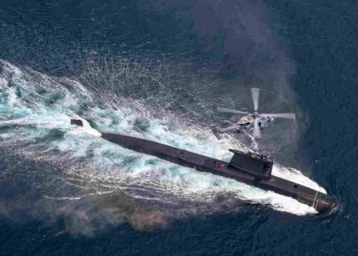 Submarino clase Scorpene de la Armada de Chile en el ejercicio Submarino Diesel-Eléctrico 2021 (DESI) HOISTEX. (Foto: US Navy) Submarino clase Scorpene de la Armada de Chile en el ejercicio Submarino Diesel-Eléctrico 2021 (DESI) HOISTEX. (Foto: US Navy)