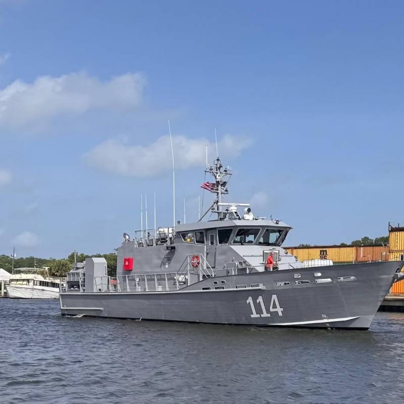 El ARD Arcturus (GC-114) sale del astillero de Metal Shark Boats en Luisiana rumbo a República Dominicana. (Foto: Metal Shark) El ARD Arcturus (GC-114) sale del astillero de Metal Shark Boats en Luisiana rumbo a República Dominicana. (Foto: Metal Shark)
