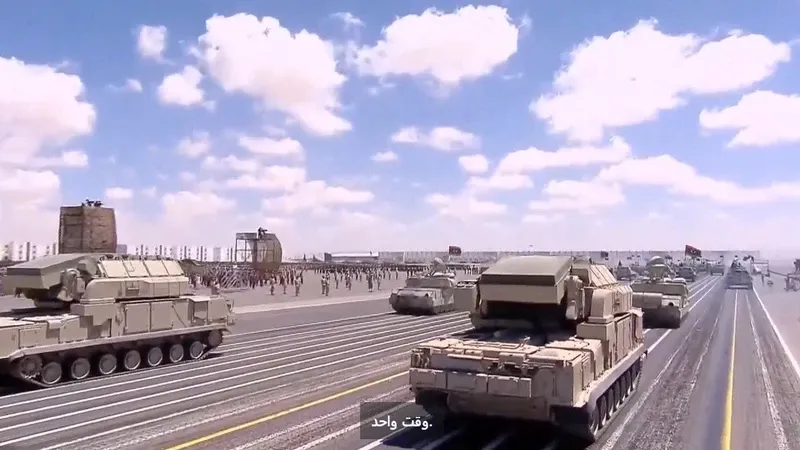 El Ej�rcito Libio exhibe gran cantidad de armamento ruso.