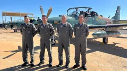 Llegada a Paraguay de los primeros cuatro S�per Tucano.