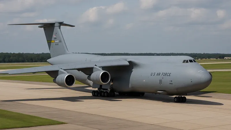 Un C-5M Super Galaxy de la USAF.  Foto: IA