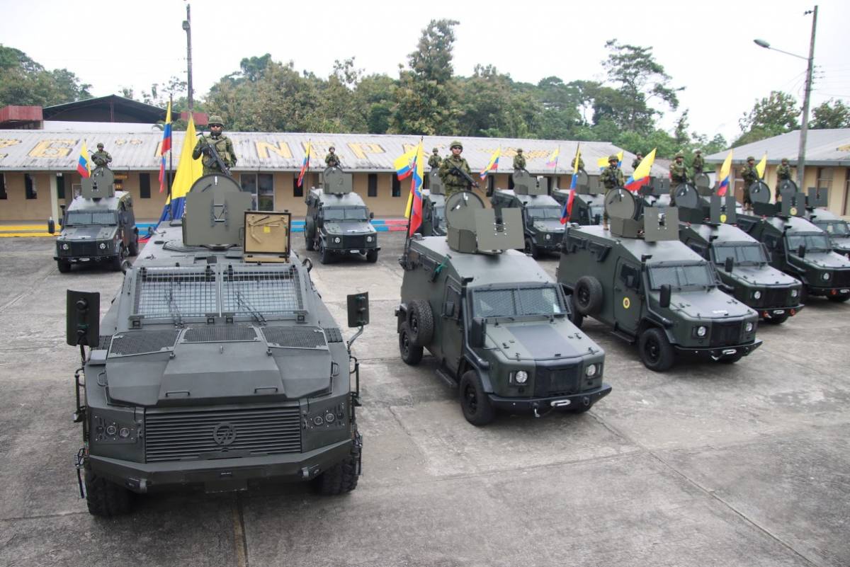 Los nuevos veh�culos t�cticos incorporados por las Fuerzas Armadas del Ecuador.