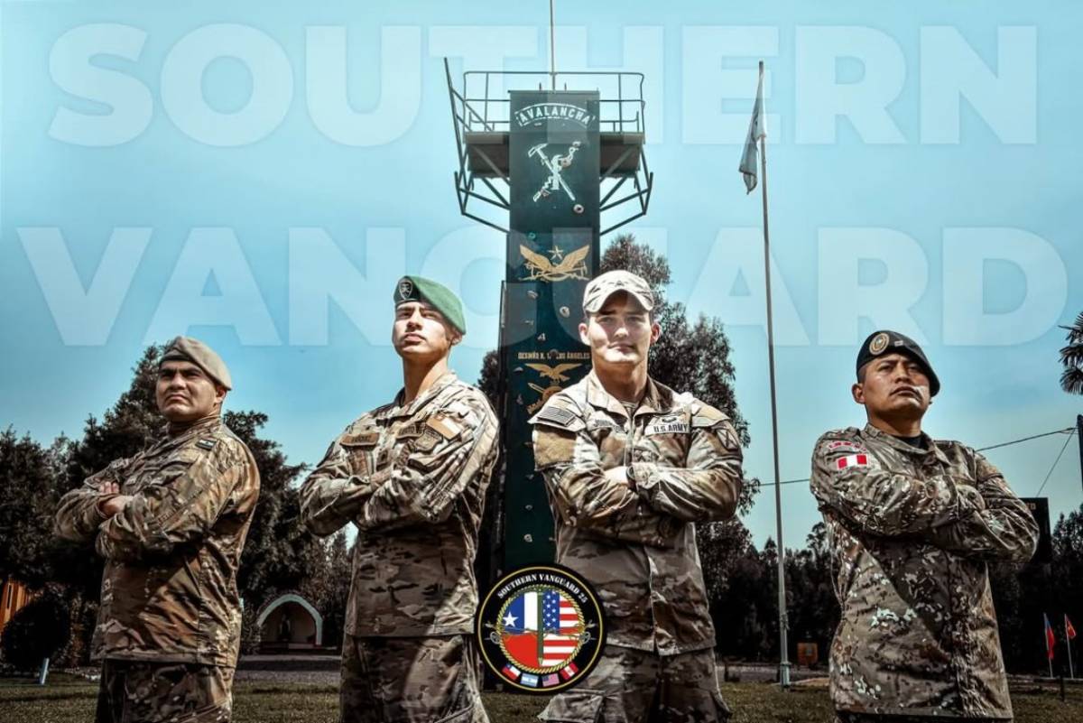 Ejercicio Southern Vanguard. (foto: Ejrcito de Chile)