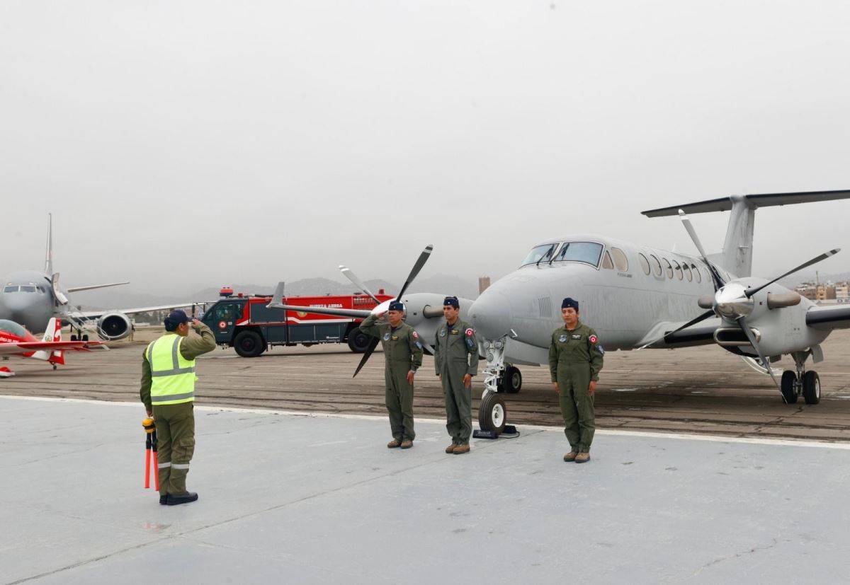 Ceremonia de presentaci�n de aeronaves adquiridas y puestas en servicio para la FAP en la Base A�rea Las Palmas.