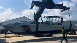 Desvarada dela lancha patrullera tipo interceptora D-2508 tipo "D". (Foto: GNB)